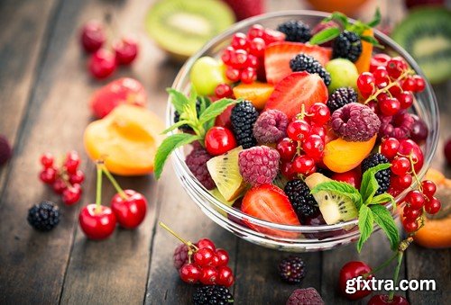 Fresh fruit salad, 9 x UHQ JPEG