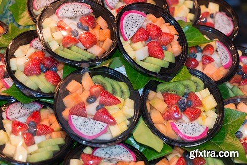 Fresh fruit salad, 9 x UHQ JPEG