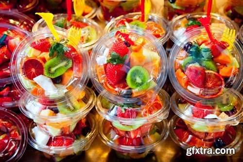 Fresh fruit salad, 9 x UHQ JPEG