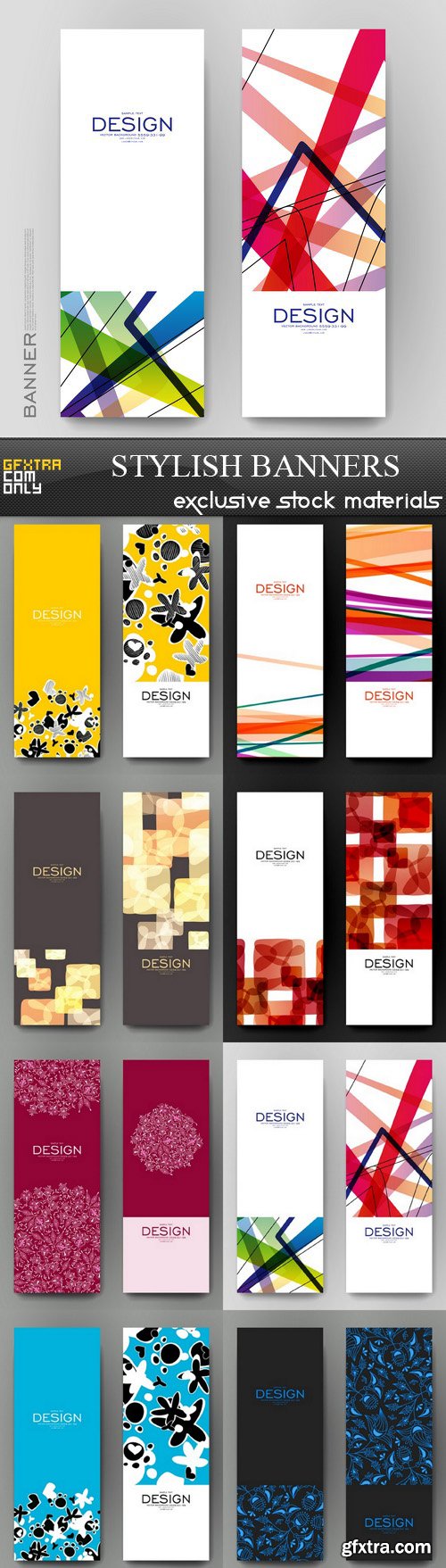 Stylish Banners - 8xEPS