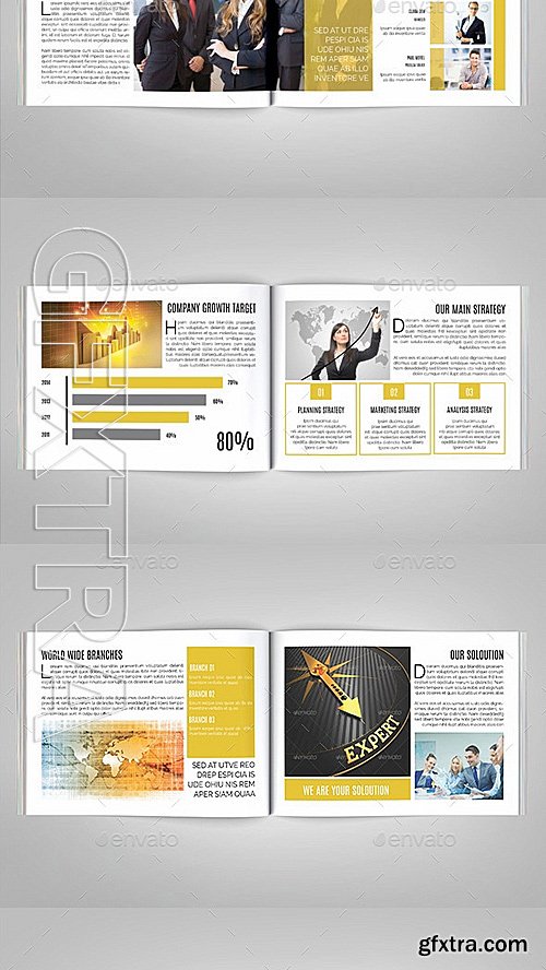 GraphicRiver - Business Catalog Brochure-V166 11365801