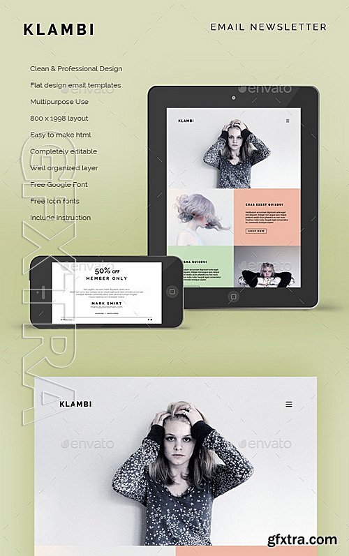 GraphicRiver - Email Newsletter Klambi 9000294