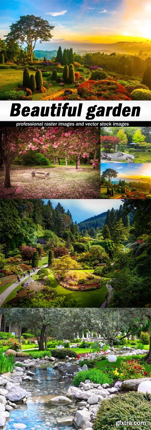 Beautiful garden - 5 UHQ JPEG