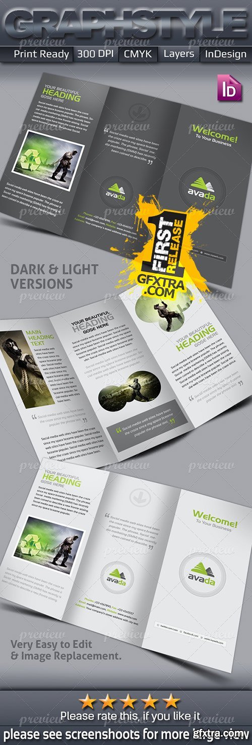 CodeGrape - Avata Tri-fold Corporate Business Brochure 3504