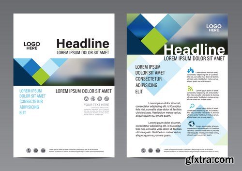 Brochure, Layout, Magazine & Flyer - 20xEPS