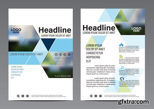 Brochure, Layout, Magazine & Flyer - 20xEPS