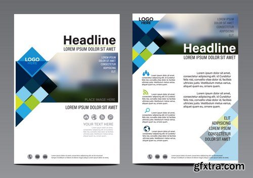 Brochure, Layout, Magazine & Flyer - 20xEPS