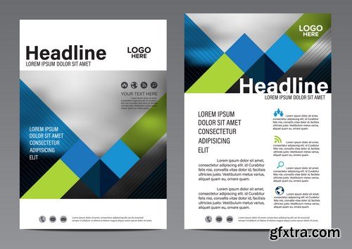 Brochure, Layout, Magazine & Flyer - 20xEPS