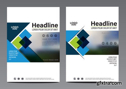 Brochure, Layout, Magazine & Flyer - 20xEPS