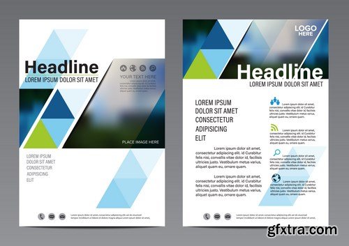 Brochure, Layout, Magazine & Flyer - 20xEPS