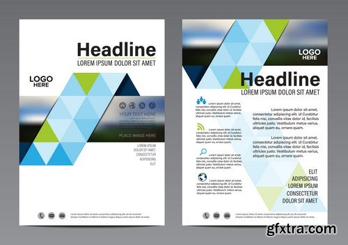 Brochure, Layout, Magazine & Flyer - 20xEPS