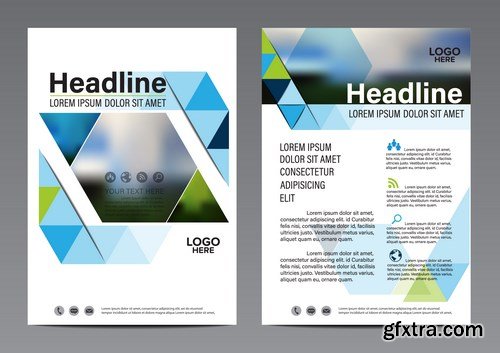 Brochure, Layout, Magazine & Flyer - 20xEPS