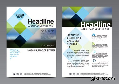 Brochure, Layout, Magazine & Flyer - 20xEPS