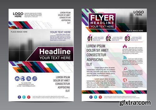 Brochure, Layout, Magazine & Flyer - 20xEPS