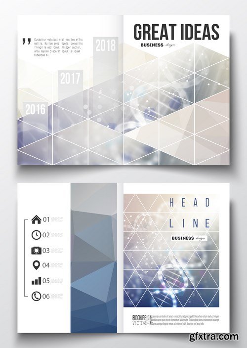 Business Templates for Brochure & Flyer 2 - 25xEPS