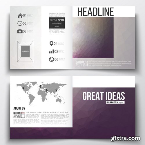 Business Templates for Brochure & Flyer 2 - 25xEPS