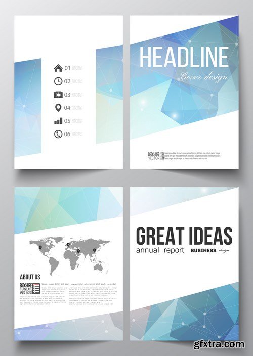 Business Templates for Brochure & Flyer 2 - 25xEPS