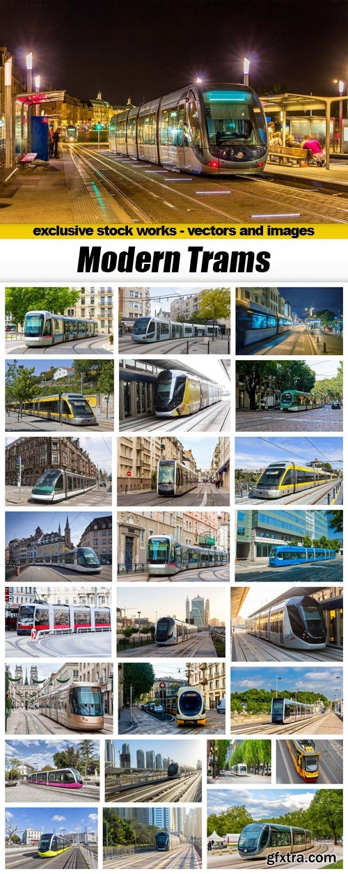 Modern Trams - 26xUHQ JPEG