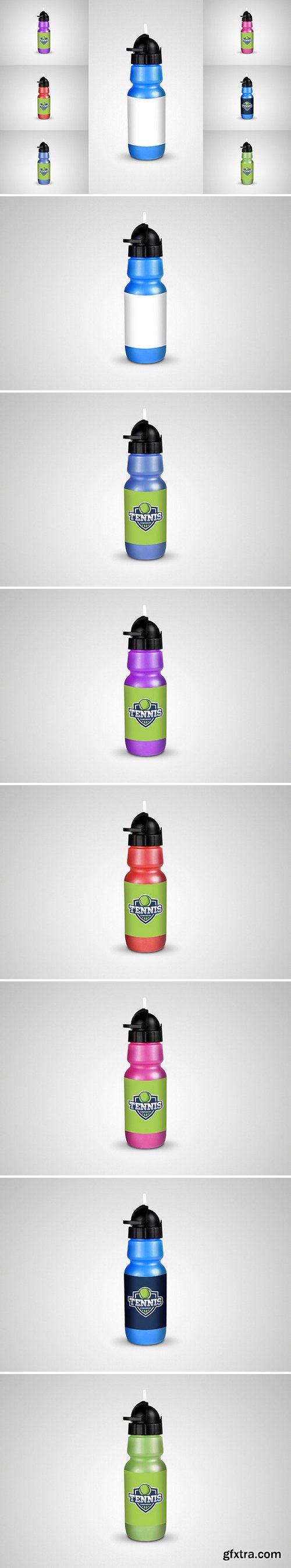 CM - Water Bottle Mock-up Fitness Shaker 798991