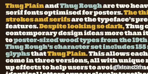 Thug Font Family $65