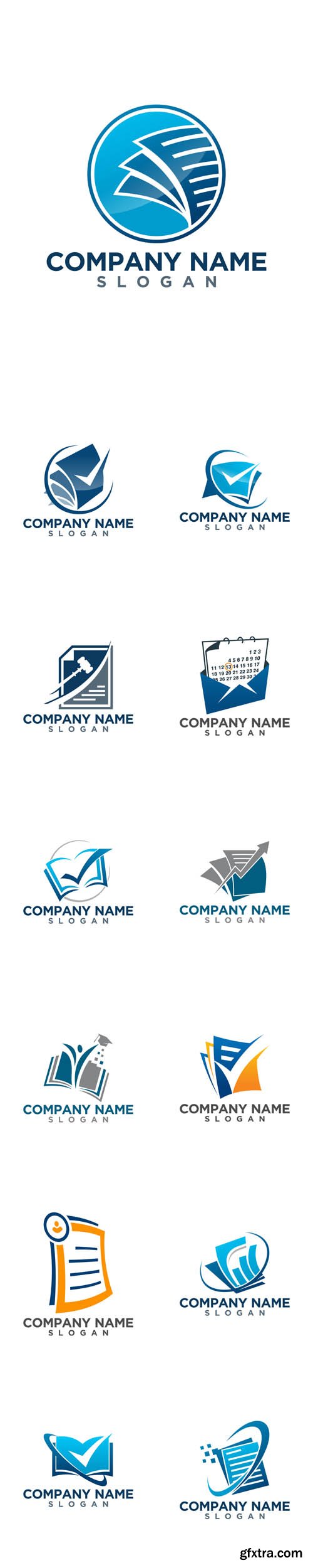 Vector Set - Bookkeeping Logos