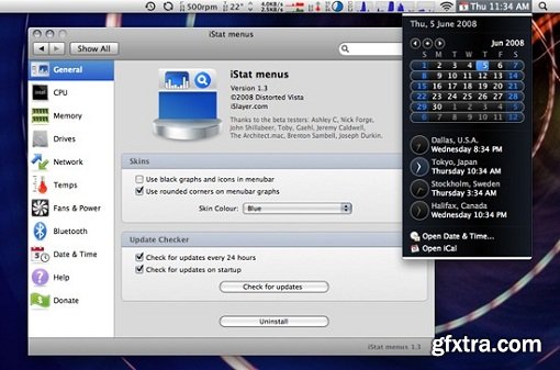 iStat Menus 5.20 (665) (Mac OS X)