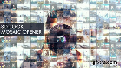 Videohive - 3D Look I Mosaic Opener I Slideshow - 16858356