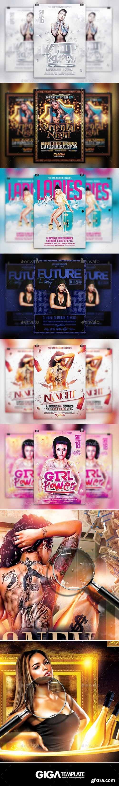 GraphicRiver - Giga Bundle | 10 Flyer Templates 10929103 $60