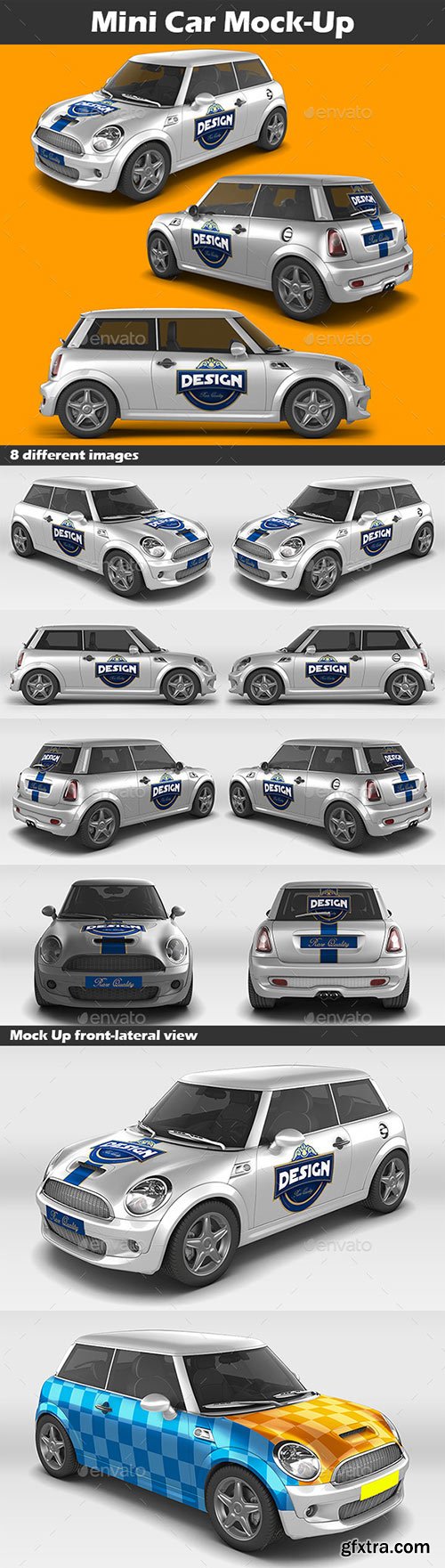 GraphicRiver - Mini Car Mock-Up 10778786