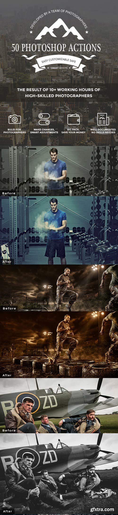 GraphicRiver - 50 Photoshop Actions 11324570