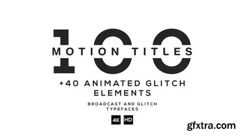 Videohive - 100 Titles Ultimate Pack - 16895435