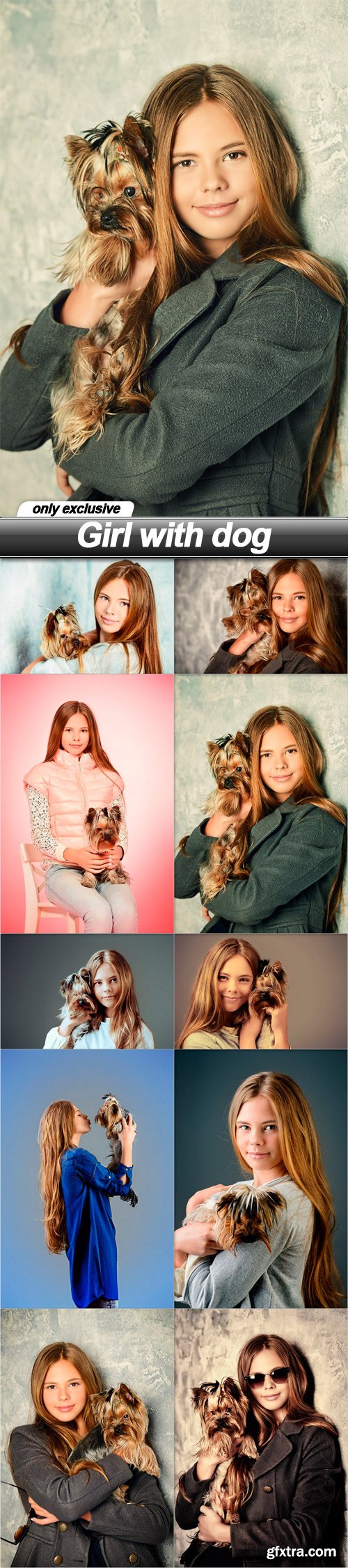 Girl with dog - 10 UHQ JPEG