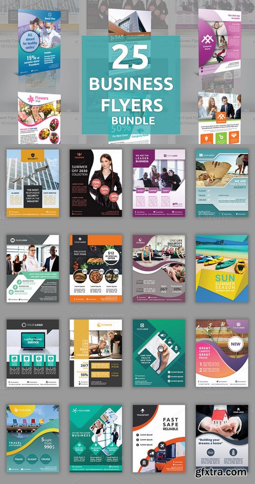 CM - 25 Business Flyers Bundle 768446