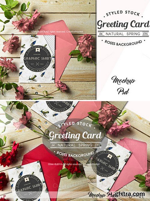 CM - Card Mockup Styled Stock Photograph 697055