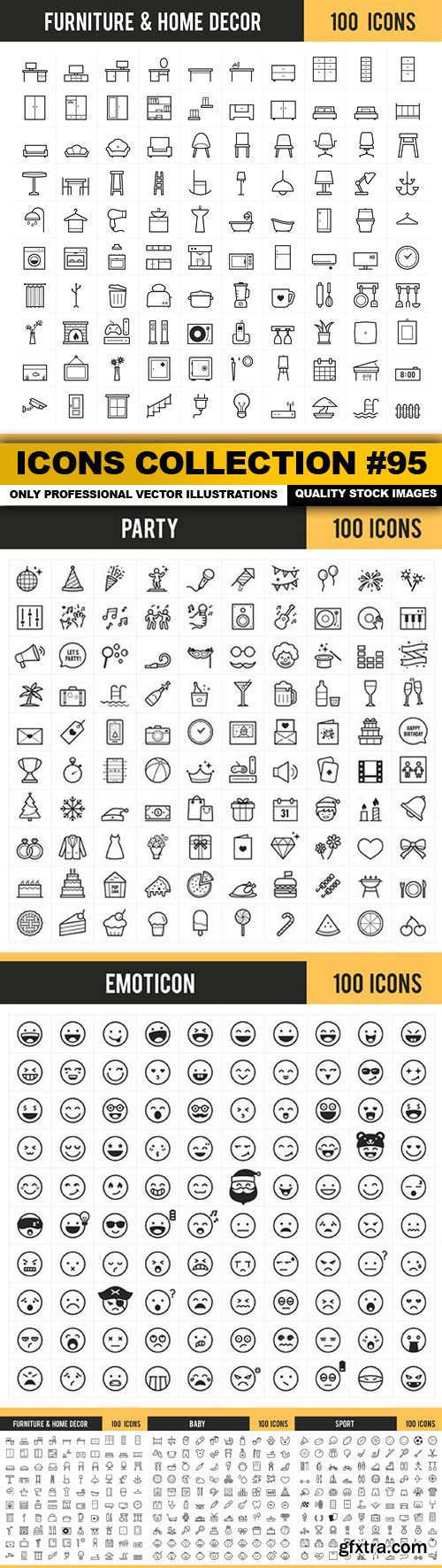 Icons Collection #95 - 5 Vector