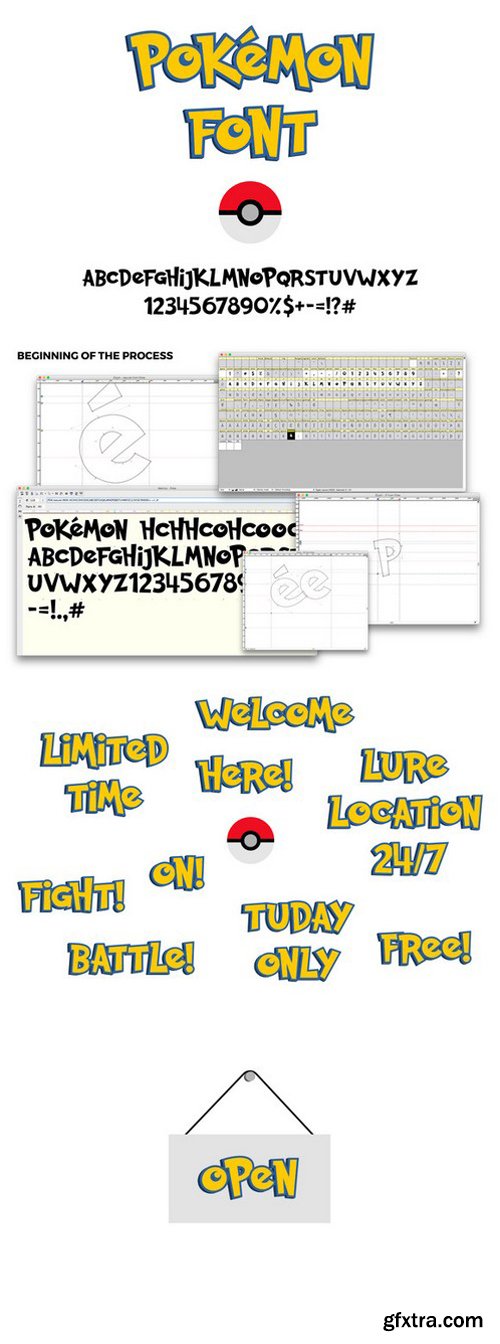 CM - Pokemon GO Font 803395