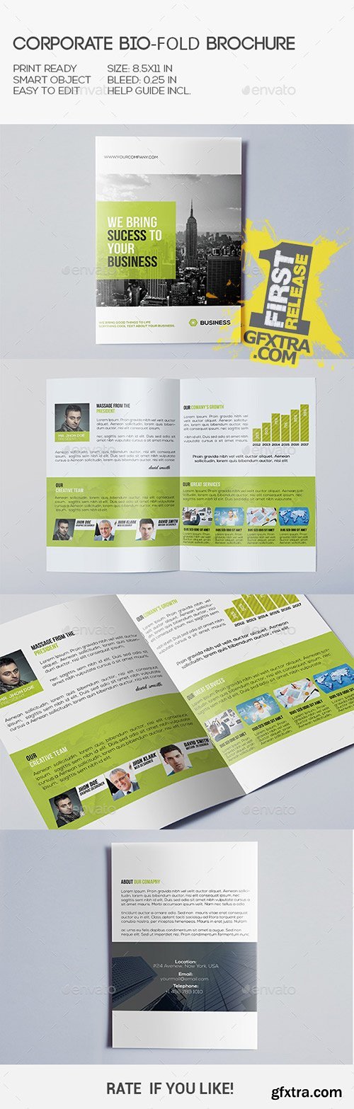 Graphicriver - Corporate Bi-Fold Brochure 10355226