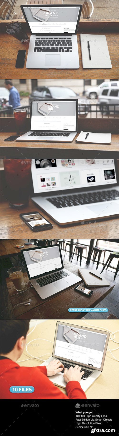 GraphicRiver - Laptop | Web App Mock-Up 10897896