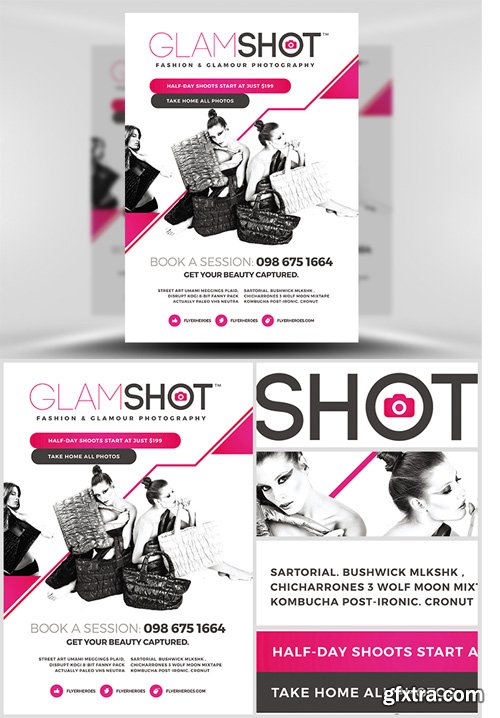 Glamshot Photographers Flyer Template