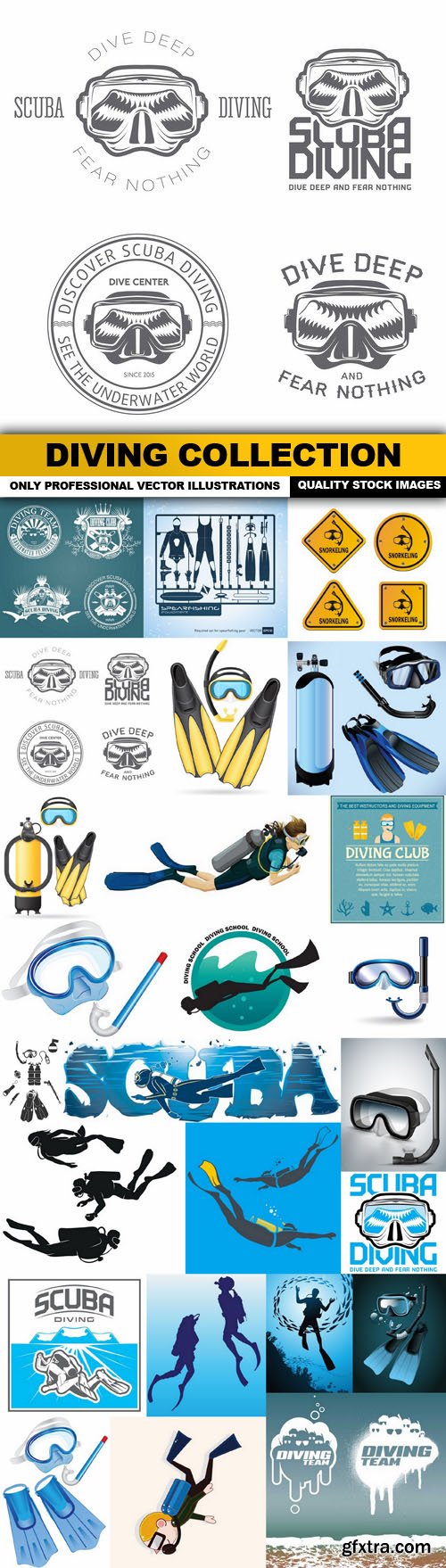 Diving Collection - 25 Vector