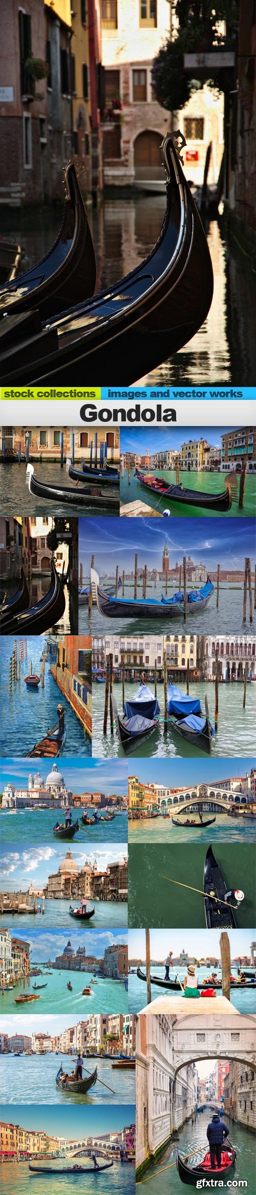 Gondola, 15 x UHQ JPEG