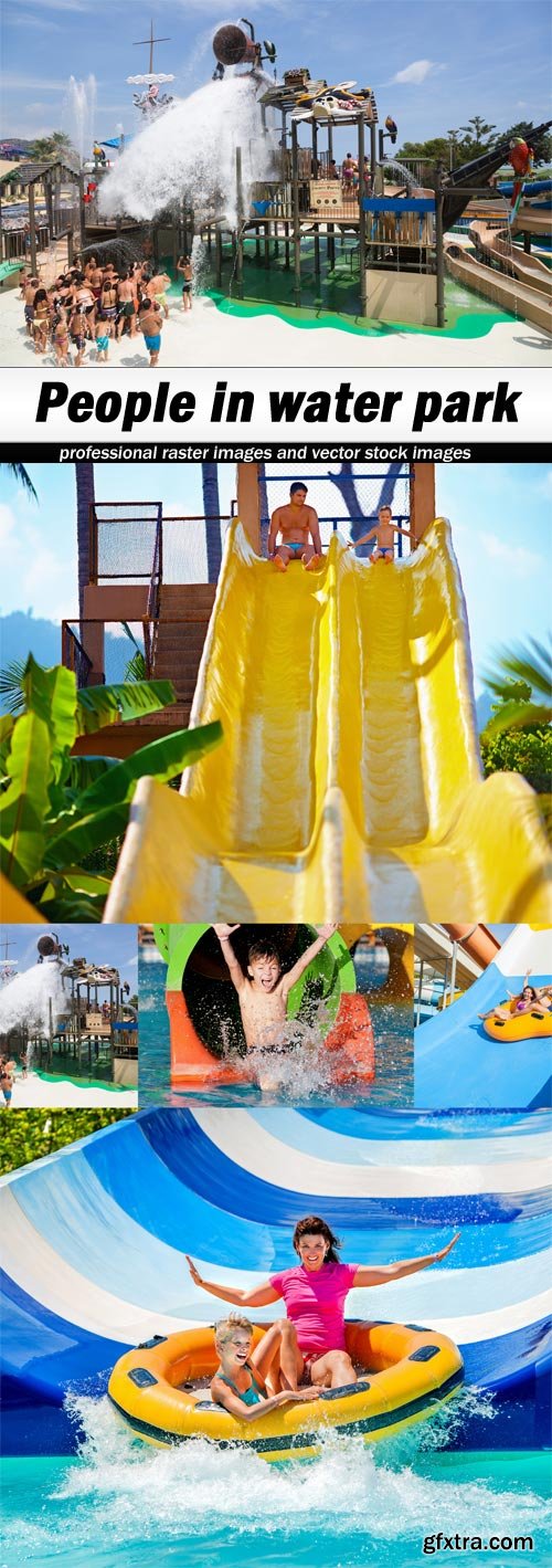 People in water park - 5 UHQ JPEG