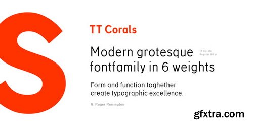 TT Corals Font Family $140