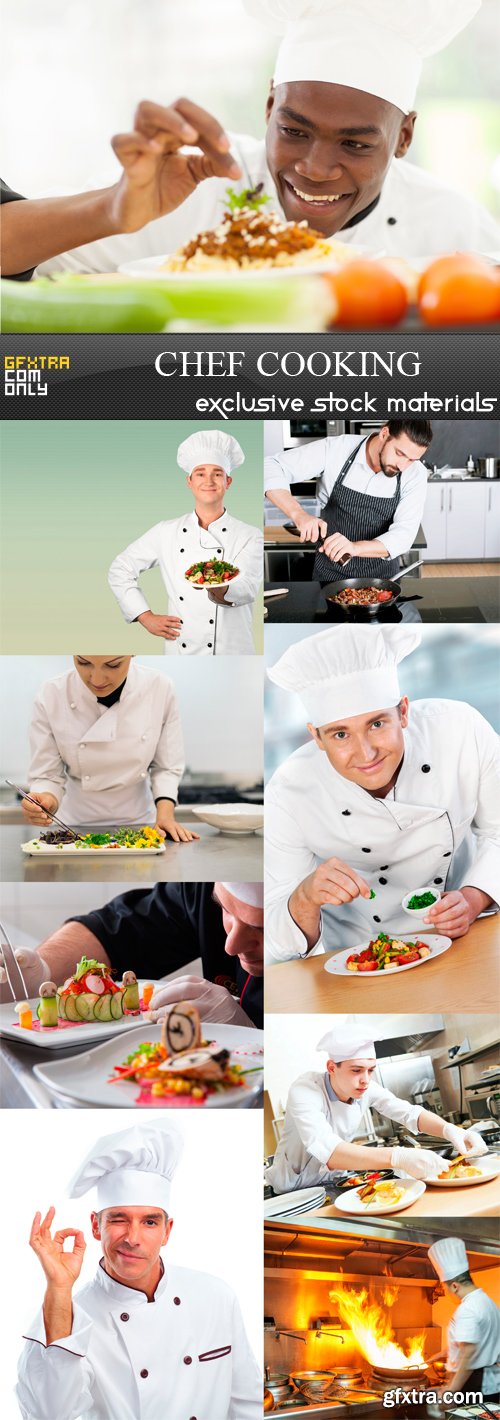 Chef cooking - 9 UHQ JPEG