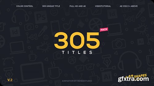 Videohive 305 Titles Ultimate Pack 16262208