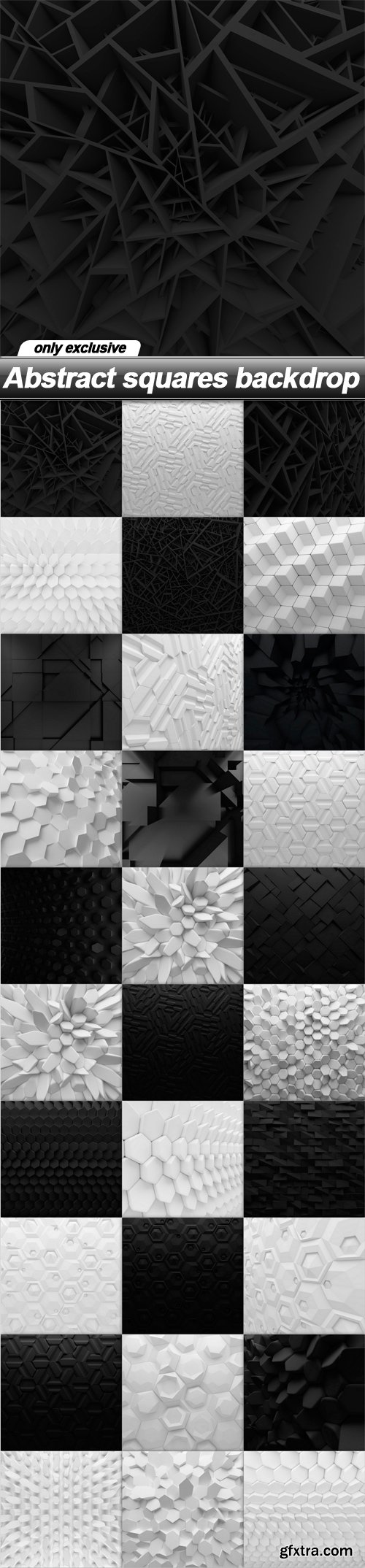 Abstract squares backdrop - 30 UHQ JPEG