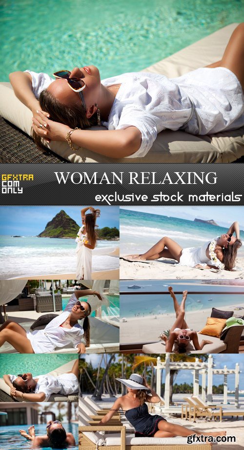 Woman Relaxing - 7 UHQ JPEG