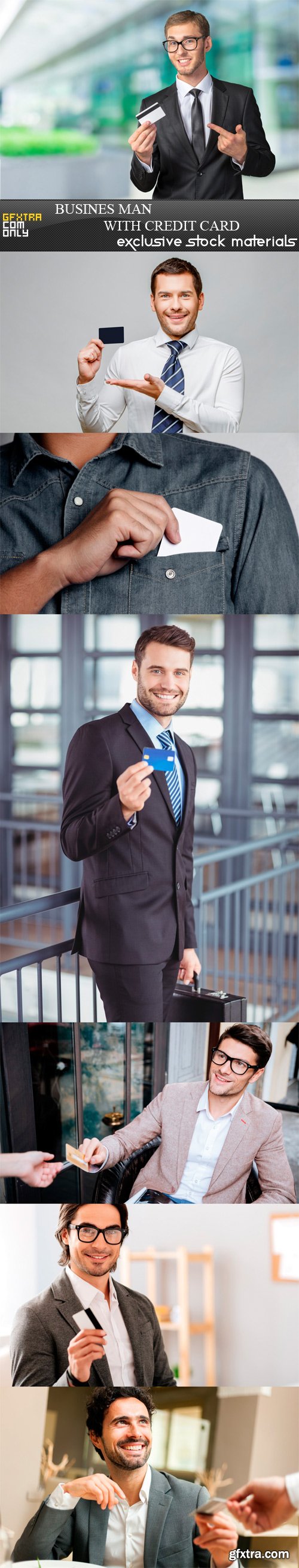 Businessman with credit card - 7 UHQ JPEG