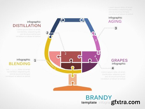 Beverage infographics - 6 EPS