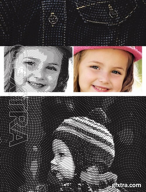 GraphicRiver - Etching Photoshop Action V2 17126364